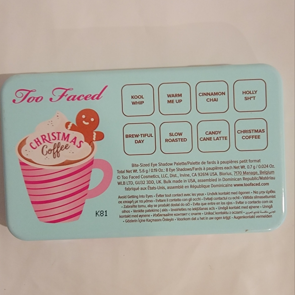 Too Faced Christmas Coffee Palette - Picture 8 of 8